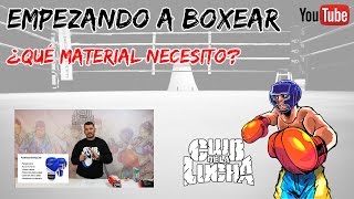 Empezando a boxear ¿Que material necesito [upl. by Azaria]