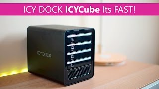 ICY DOCK ICYCube 4 Bay Ext Enclosure REVIEW Its fast [upl. by Azarcon]