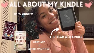 I BOUGHT A 10 YEAR OLD KINDLE My thoughts  talking about the Libby app amp My kindle unlimited TBR✨ [upl. by Sharleen]