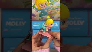 Unboxing Pop Mart figurines  A boring day with Molly  asmr shorts [upl. by Finer]