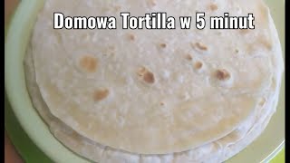 Domowa Tortilla w 5 minut szybki i prosty przepis Homemade tortilla in 5 minutes [upl. by Crompton717]