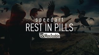 REST IN PILLS  Making of photomanipulation in Photoshop  Photo editing [upl. by Rep]