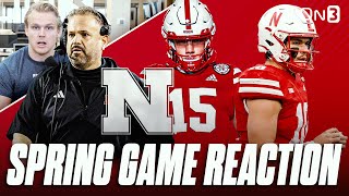 Nebraska Cornhuskers Spring Game Reaction  Dylan Raiola Offense Shine  Year 2 Of Matt Rhule Era [upl. by Rebel]