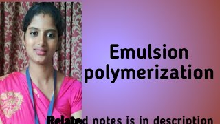 Emulsion polymerizationreachyourgoal [upl. by Rickert11]