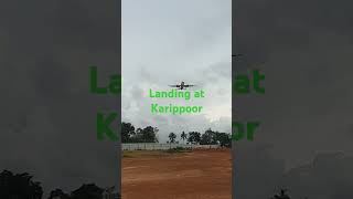 Aircraft landing very near view [upl. by Dael401]