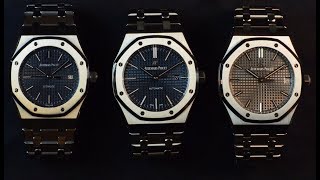 Three Generations of AP Royal Oak  15300 15400 amp 15500 [upl. by Ancilin]