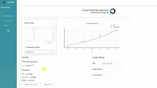 Online Curve Fitting Tool [upl. by Mureil935]