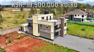 SHE BUILT A 19500000 MAISONETTE 4 BEDROOMDSQ IN RUIRU sold [upl. by Auhsohey]