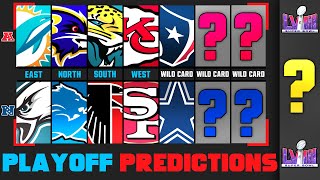 NFL Playoff amp Super Bowl Predictions 2023 [upl. by Gurtner]