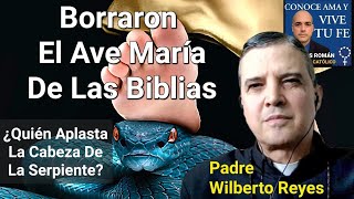 Borraron El Ave Maria Dios Te Salve De Las Biblias Padre Wilberto Reyes y Luis Román [upl. by Ecyob329]