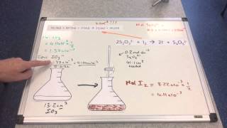 Thiosulfate Titrations 2 [upl. by Ledif]