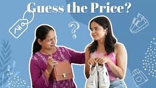 Mom Guessing the price of my PRODUCTS🙈🤫 Palak Sindhwani [upl. by Yelehsa]