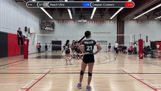 Ultra 16u  PRESEASON  GAME 1  CASPIAN CRUSHER  1st Set [upl. by Kenelm618]