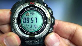 Casio Protrek PRG1301V Solar Power Watch [upl. by Roee460]