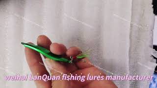 weihai LanQuan fishing lures manufacturer😍😍😍 [upl. by Arleyne]