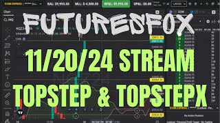 112024 Live Trading Livestream Topstep XFA amp Combine NQ ES GC CL [upl. by Old]