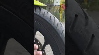 Front tyre and brakes  Dominar 250 review [upl. by Hairu23]