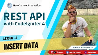 Restfull API CI 4  Insert Data [upl. by Nichole]