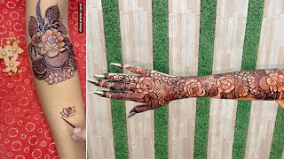 Step by Step Bridal Mehndi Design Full Tutorial  Dulhan Mehndi Design [upl. by Christensen944]