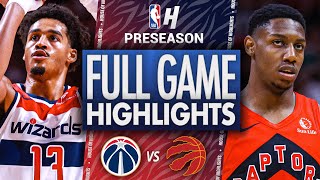 Washington Wizards vs Toronto Raptors  Full Game Highlights  October 6 2024 NBA Preseason [upl. by Faustine]