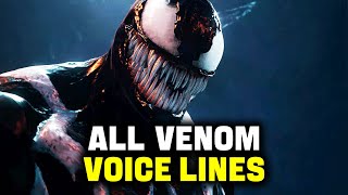 SpiderMan 2  All Venom Voice Lines Tony Todd [upl. by Tamberg222]