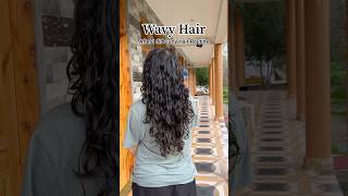 I styled my friend’s wavy hair  BEFORE AND AFTER curly hair routine on wavy hair frizzy hair [upl. by Iene]