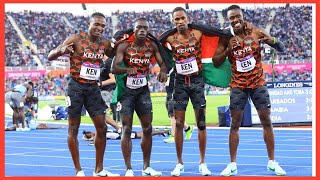 EPIC Kenyas 4x400M Relay FINALAfrican Games ACCRA [upl. by Akeylah155]