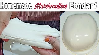 Marshmallow Fondant Without MicrowaveHow To Make Marshmallow FondantMarshmallow Fondant RecipeRos [upl. by Halladba]