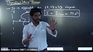 Perpendicular and Parallel Axis theorem  MOI of Ring and Disc about different axis [upl. by Runkel]