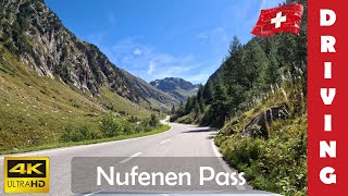 Driving in Switzerland 19 Nufenen Pass Gletsch  Airolo 4K 60fps [upl. by Attesoj]