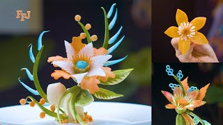 Garden on a Plate Inspiring Veggie Flower Art for Elegant Food Decor [upl. by Eidderf952]