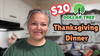 20 Thanksgiving Dinner Budget At The Dollar Tree Feeds At Least 8 People  Budget Friendly Meals [upl. by Arriet580]