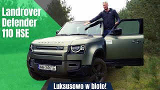 Landrover Defender 110 HSE 30 Diesel R6 Turbo 300KM 2022 Luksusowo w bloto [upl. by Yznel]