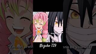 mitsuri and obanai edit 💝💗💗🌷✨ capcut demonslayer anime [upl. by Chemesh]