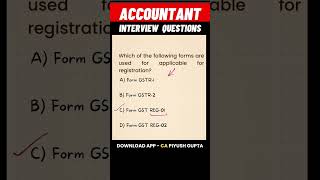 Accountant Interview Questions Accounting Journal Entries gst taxation [upl. by Onailime]