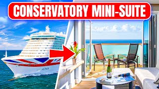 Iona Conservatory Mini Suite Tour  PampO Cruises Iona  With the included extras Cabin 8235 [upl. by Thgiwed]