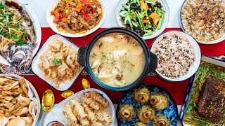 How to Prepare a Chinese New Year Dinner 12 dishes included [upl. by Tannenbaum]