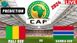 Mali vs Gambia CAF U20 Africa Nations Cup 2025 Qualification WAFU A Match Countdown Liberia [upl. by Cohleen]