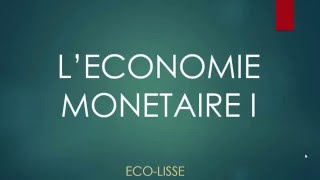 Economie Monétaire S3 La naissance et les forme de la monnaie [upl. by Hoban]