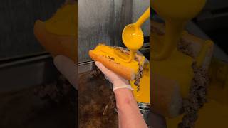 Watch the most DEVOURworthy CHEESESTEAK in NYC get made at Fedoroff’s Roast Pork 🧀🥩 DEVOURPOWER [upl. by Ethelyn]