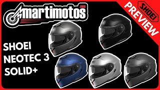 Preview  Shoei Neotec 3 Solid [upl. by Noyr936]