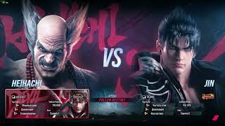 Новый персонажДед Heihachi Mishima VS Jin KazamaОн слишком самоуверенЧасть №2 [upl. by Ilak]