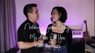 JK Moments  Nothings Gonna Change My Love For You Cover  Joel amp Kriziajgne [upl. by Aldercy]