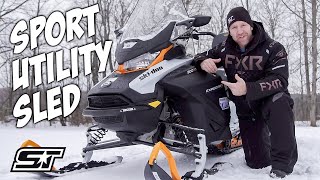 2023 Ski Doo Expedition SE 900 ACE Turbo Sport Utility 2Up Snowmobile Review [upl. by Nwahsek]