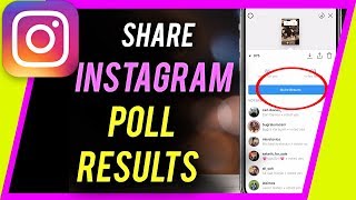 How to SHARE Results From Instagram Poll [upl. by Nitnerb]