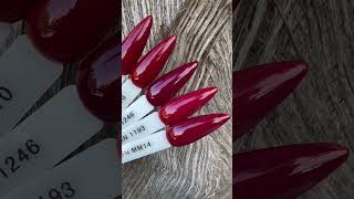 Czerwone Pudry Tytanowe Manicure Tytanowy NSN New Style of Nails paznokcie nails nailstyle fun [upl. by Havens216]