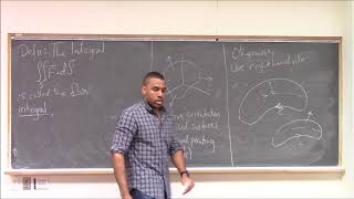 Math 392 Lecture 13  Surface Integrals over Vector Fields Conclusion [upl. by Aiden604]