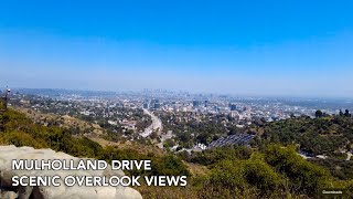 Driving Mulholland Drive Scenic Overlook Views [upl. by Callie]