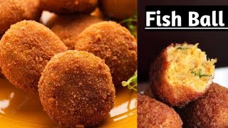 Fish Ball Easy Recipe l Fish Ball l Fish Pakora l Fish Fry l Fish Chop [upl. by Atsilac]