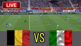 🔴Live België × Italië  UEFA Nations League 2024 Seizoenswedstrijd Stream eFootball [upl. by Yekcor]